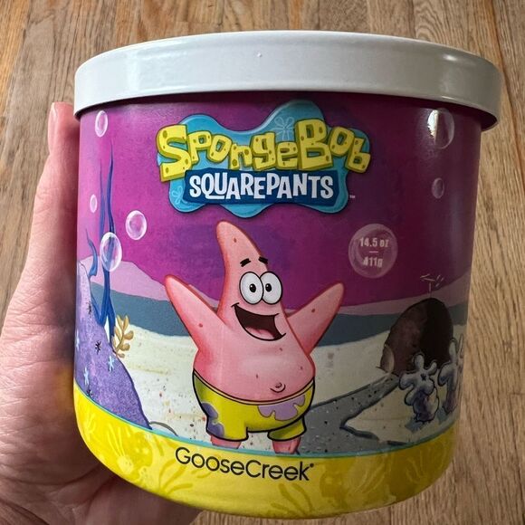 SpongeBob SquarePants Candle by Goose Creek Patrick Star 14.5 oz 3 wick SOLD OUT - Picture 1 of 7